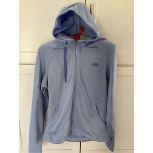 The North Face Sz S Full Zip Hoodie Blue Pockets